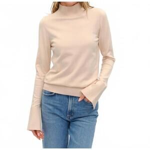 NEW SIX/FIFTY justine turtleneck sweater in taupe